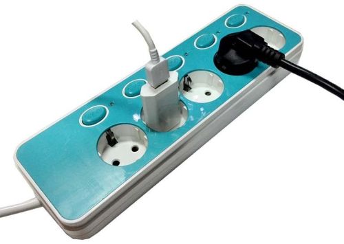 Extension Power Socket 45, Packaging Type : Black, White, All Color