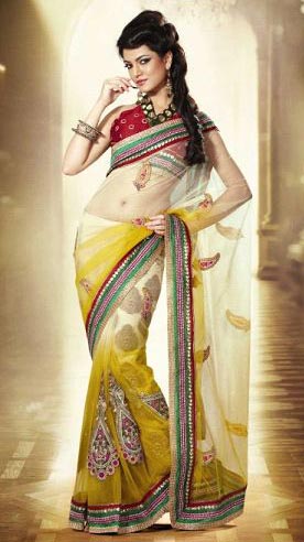 Designer Net Sarees