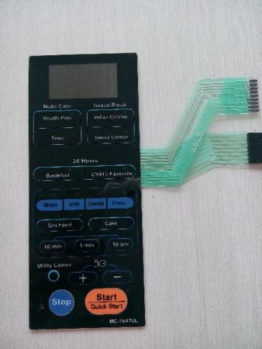 AB338 Microwave Oven Membrane Keypad