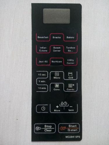 AB347 Microwave Oven Membrane Keypad