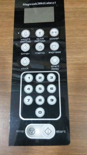 AB350 Microwave Oven Membrane Keypad