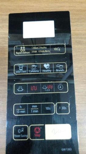 Microwave Oven Membrane Keypad : ABLE371 : Model No : GW73BD :