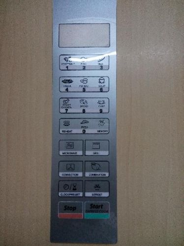 Microwave Oven Membrane Keypad : ABLE386 : Model No : VD25CSSJ :