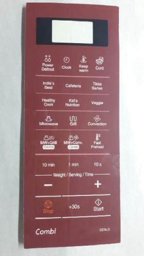 Microwave Oven Membrane Keypad : ABLE413