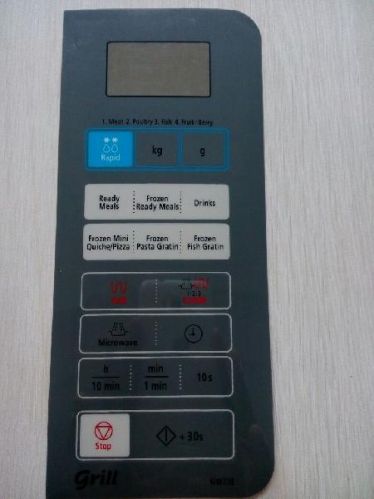 Microwave Oven Membrane Keypad : ABLE414 : Model No : GW73E :