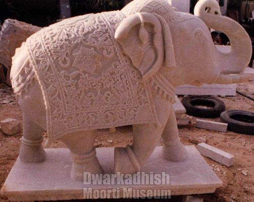 Sandstone Elephant Statue