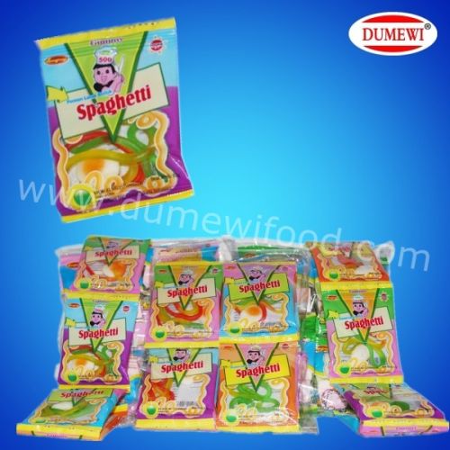 8.5g Halal Spaghetti Noodle Shaped Jelly Gummy Candy