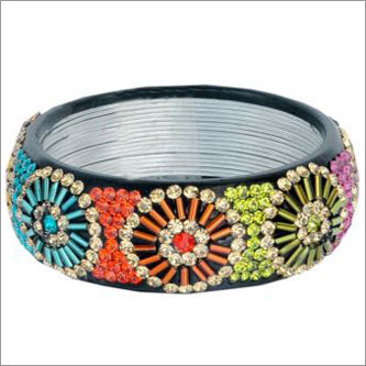 Beaded Lac Bangle, Color : Multicolor