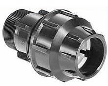 Polished Steel Male Coupling