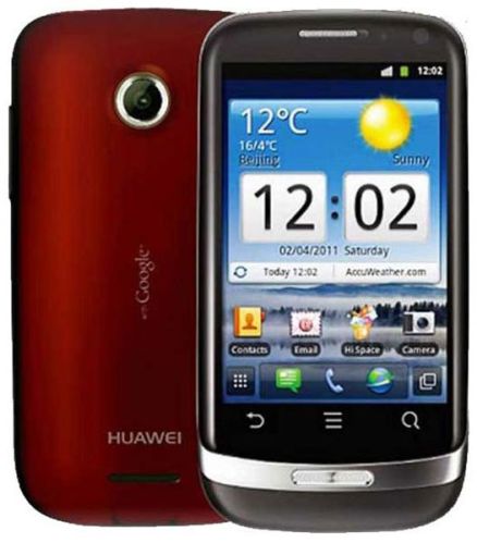 Huawei Red Black Mobile Phone