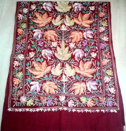 Kashmiri Chinar Jaal Ari Stole