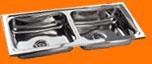 Stainless Steel Double Bowl Kitchen Sink