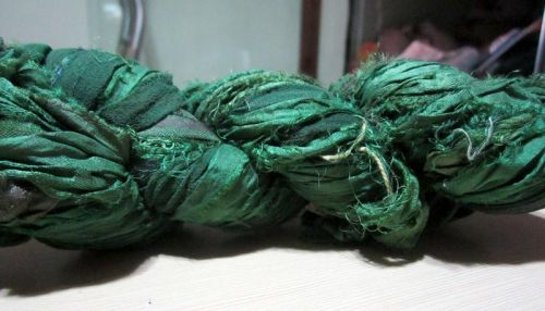 Recycled Sari Silk Ribbon