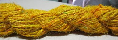 Sari Silk Yarn, Color : Gold