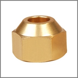 Brass Flare Short Nut