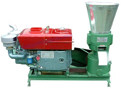 Flat Die Pellet Mill With Diesel Engine