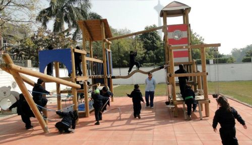 Outdoor Playground Rubber Flooring