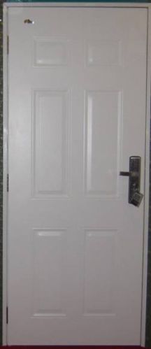 Wooden Edge Steel Panel Door, Packaging Type : off white