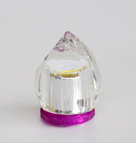 17.2 Mm Crystal Glass Bottle Caps With Metal Weight
