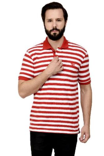 MSG Red Stripe Polo T- SHIRT