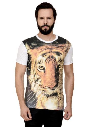 MSG White Lion Printed T- SHIRT