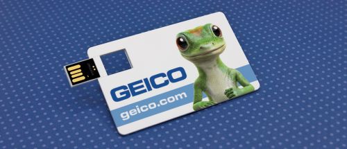 Micro Flip Wallet Card Custom USB Flash Drive