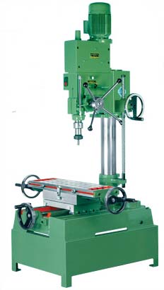 Drilling Cum Milling Machine (SI-6DMU-G), For Iron, Certification : CE Certified