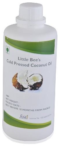 Little Bees Cold Pressed Coconut Oil, For External Internal