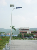 Solar street light, Finishing : Chrome Finish