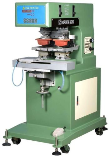 2-color Pad Printer With Shuttle(Double Heads)