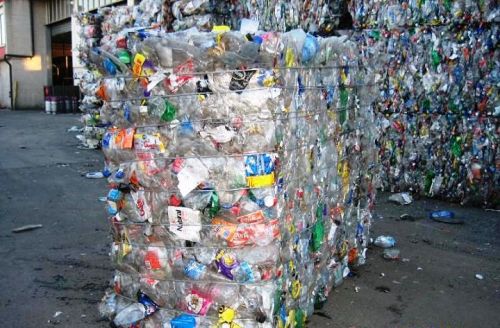 PET Bottle Scrap 90/10 Color In Bales