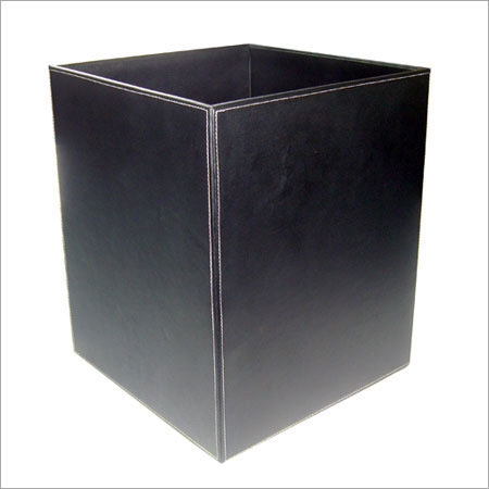 Leather Waste Bin
