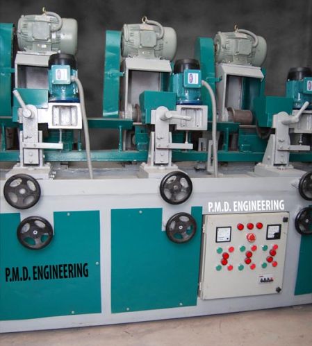 Three Station Rod Polishing Machine