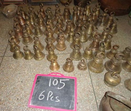 Round Brass Bells, For Church, Gifting, Home, Temple, Style : Antique, Classical