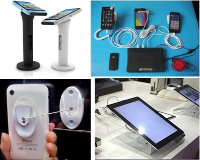 Cellular Phone, Security Alarm, Display Stand Holder
