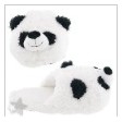 Plush Short Panda Slippers