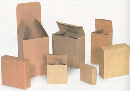 Plain Corrugated Paper Cartons