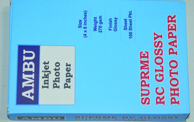 AMBU Inkjet Photo Paper, Color : WHITE