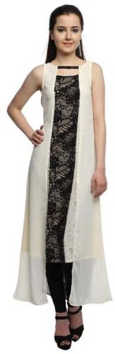 MOCK ORANGE Georgette Dress, Age Group : 14 TO 55