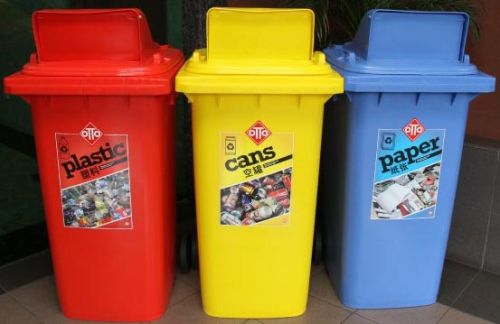 Aluminium Pedal Recycle Bin, For Outdoor Trash, Refuse Collection, Feature : Durable, Eco-Friendly