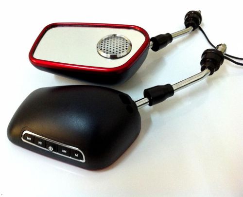 Motorcycle Rearview Mirror With Mp3 Player and FM Radio Functions
