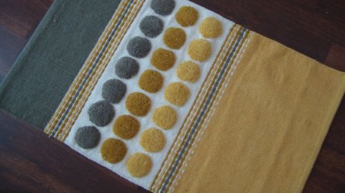 ADADEA Cotton Tufted Bath Mat