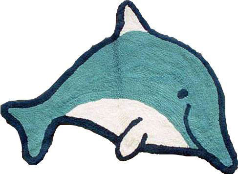 Exclusive Cotton Bath Mat Fish