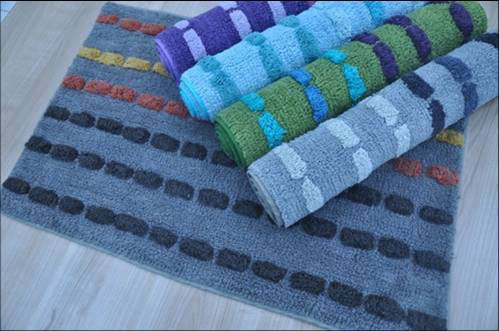 ADADEA Tufted Bath Mat