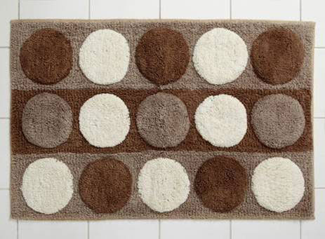 ADADEA Tufted Bath Mat