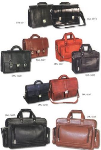 Printed Plain Synthetic Rexin Laptop Bags