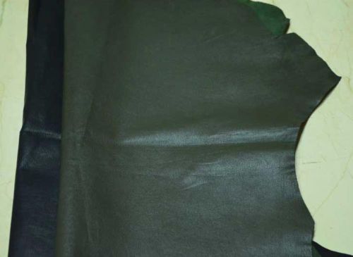 Plain Goat Lining Leather, Color : Black