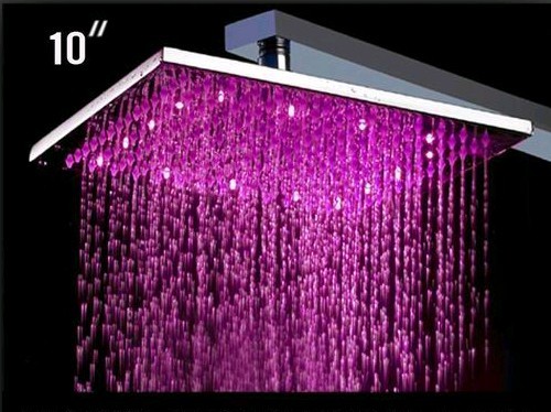 LED Shower, Shape : square, Packaging Type : chrome