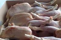 Frozen chicken, Freezing Process : Cold Store Freezing