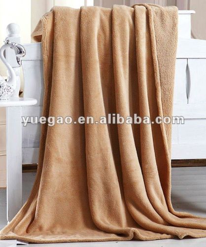 100% Polyester Super Soft Printed Coral Fleece Blanket